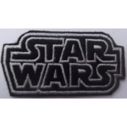 Naszywka Star Wars w kształcie prostokąta litery wycięte