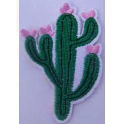 Naszywka kaktus z kwiatkami