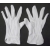 Rękawiczki do pocztu sztandarowego wersja z kropkami rozmiar 6 cali dla dzieci i kobiet